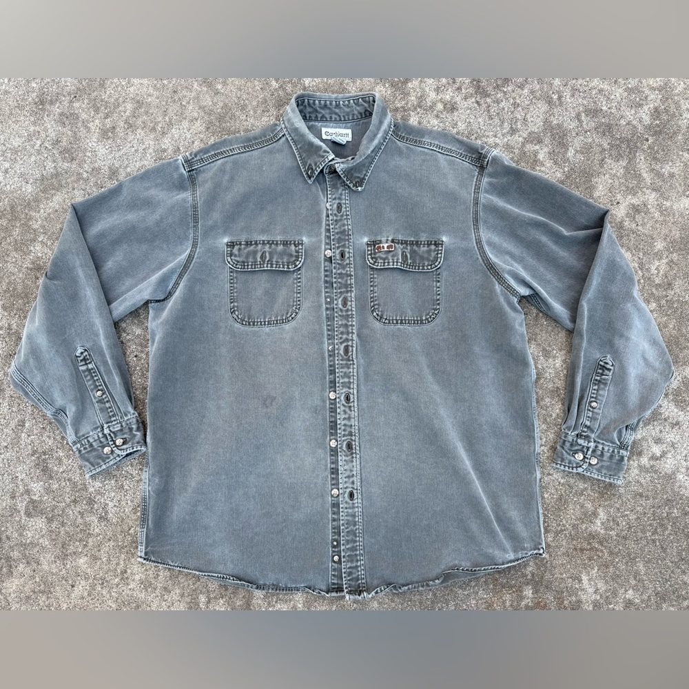 Vintage 90’s Carhartt Button Up Work Shirt